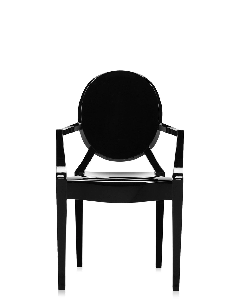 Kartell chair Louis Ghost black