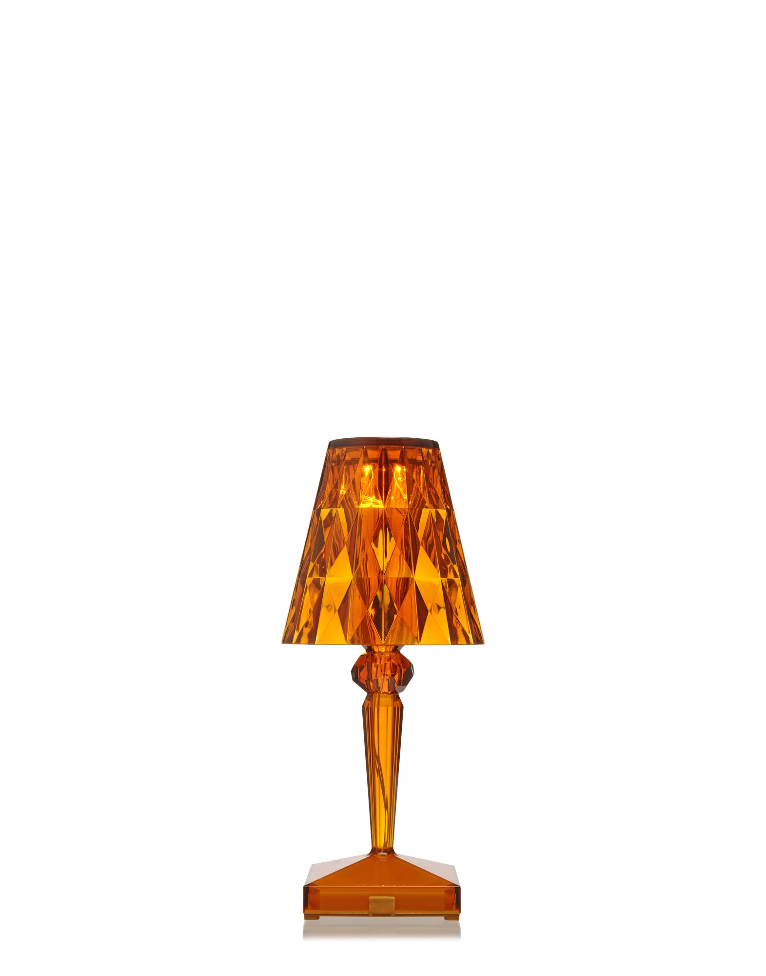 Kartell table lamp 9140 Battery amber