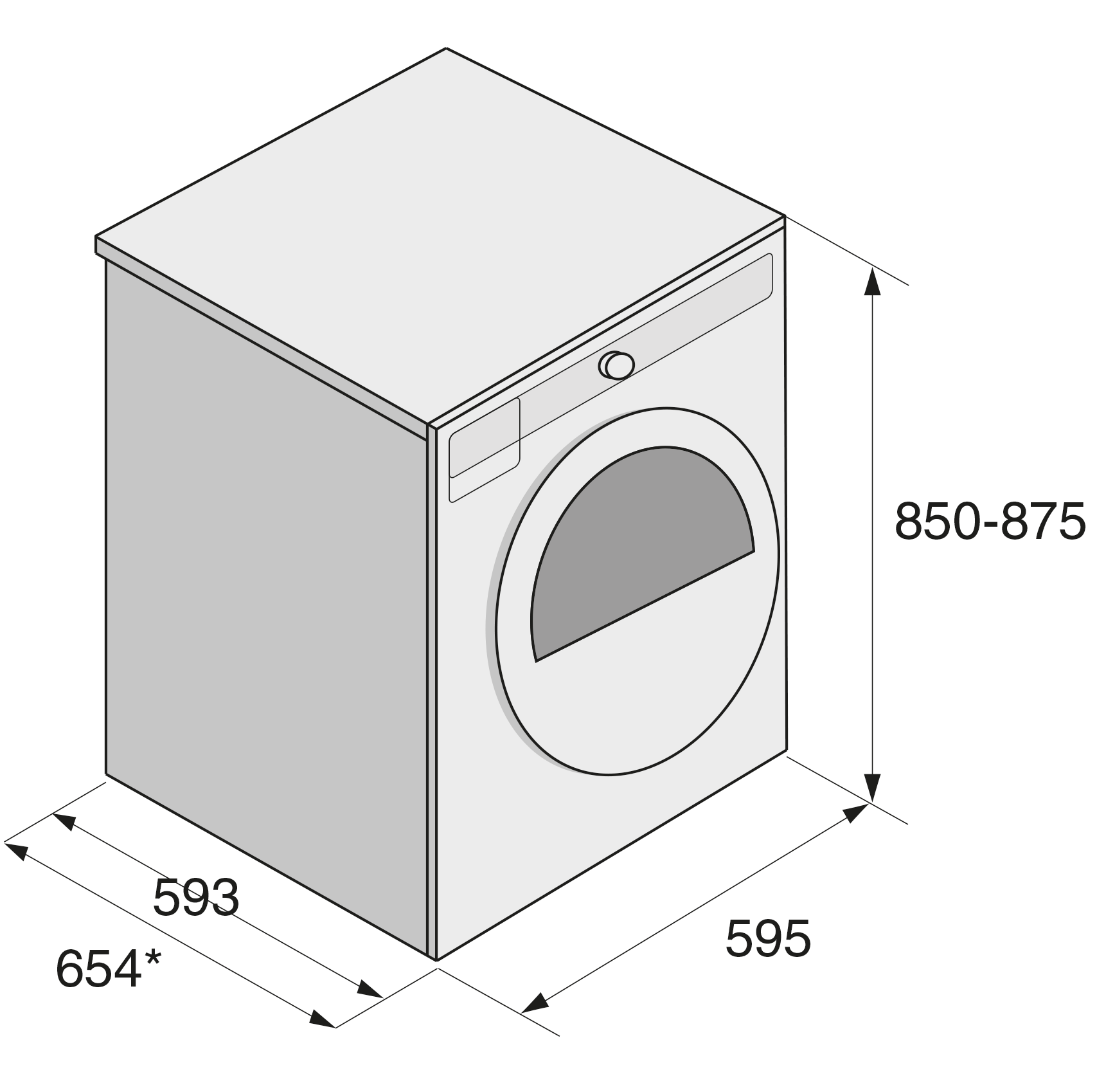 Dryer Asko Collection Logic T 409 HS W 9 kg A ++