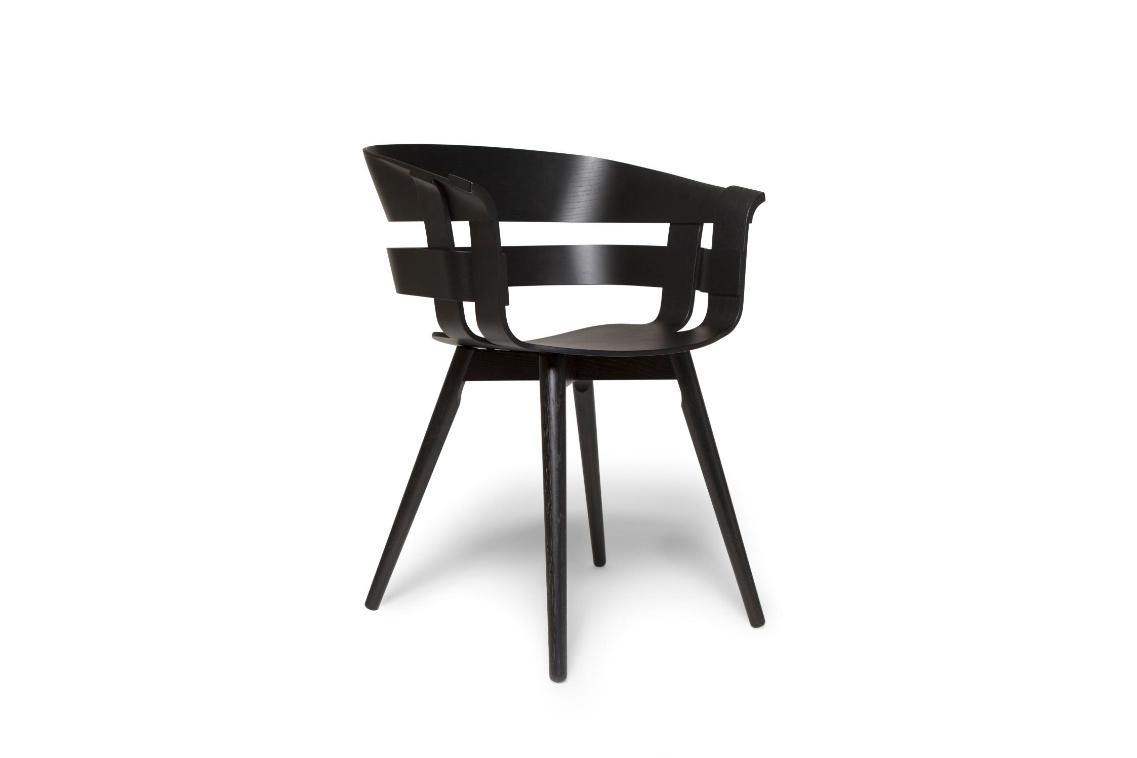 Design House Stockholm Wick chair Black seat, black legs