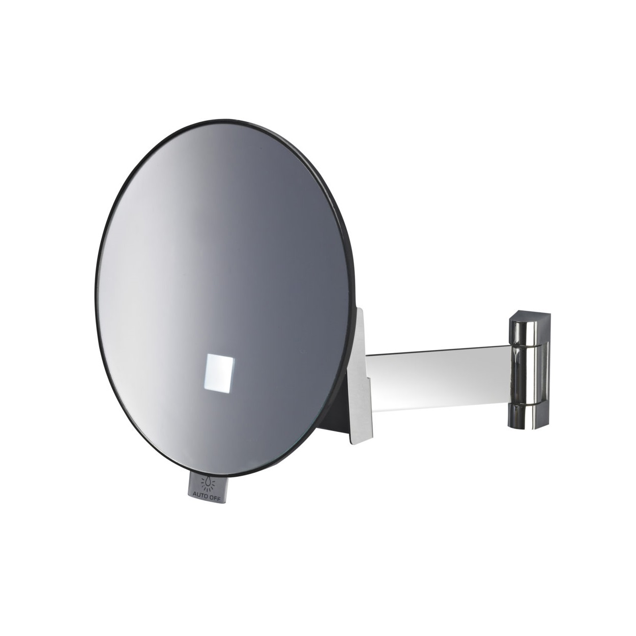 Mirror Round With Light Flat Arm Eclips JVD