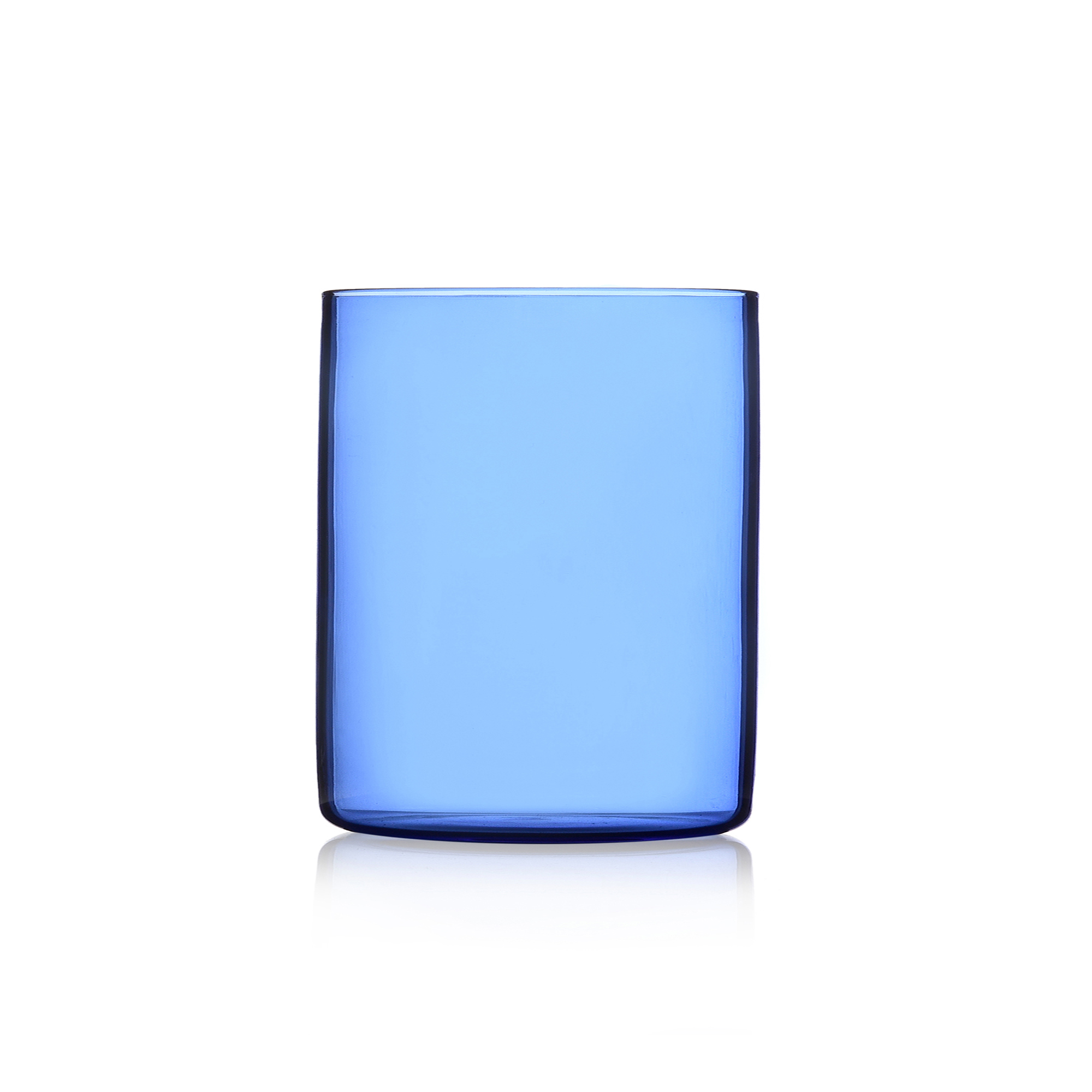 Bicchiere Acqua Ichendorf Collezione Cilindro Colore Azzurro
