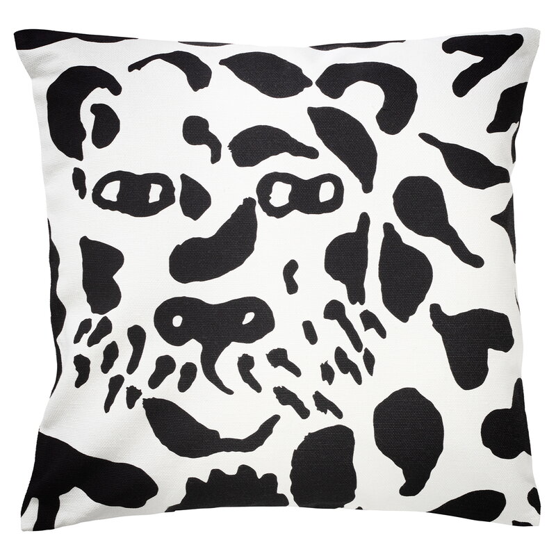 Cushion Cover IIttala Cheetah  47 cm x 47 cm Black White
