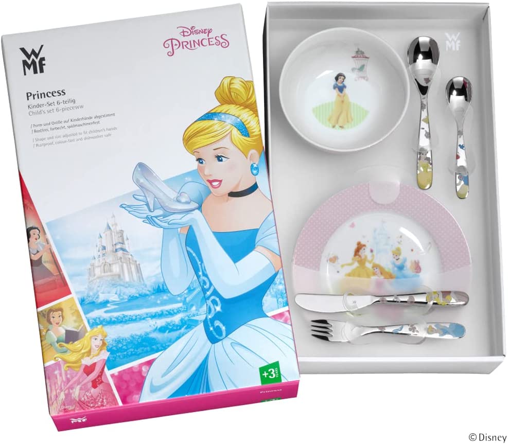 WMF Girl Service Set 6 pieces Disney Princesses with decorations