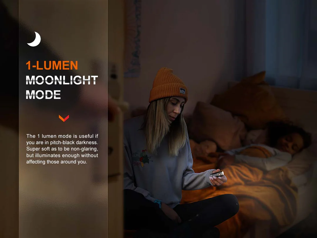 Compact LED Flashlight E18R V2.0 1200 Lumen Fenix