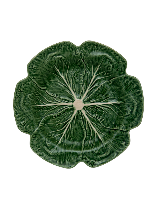 Charger Plate 30.5 cm green Couve Bordallo Pinheiro