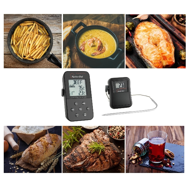 BBQ and Oven Thermometer Wireless TFA