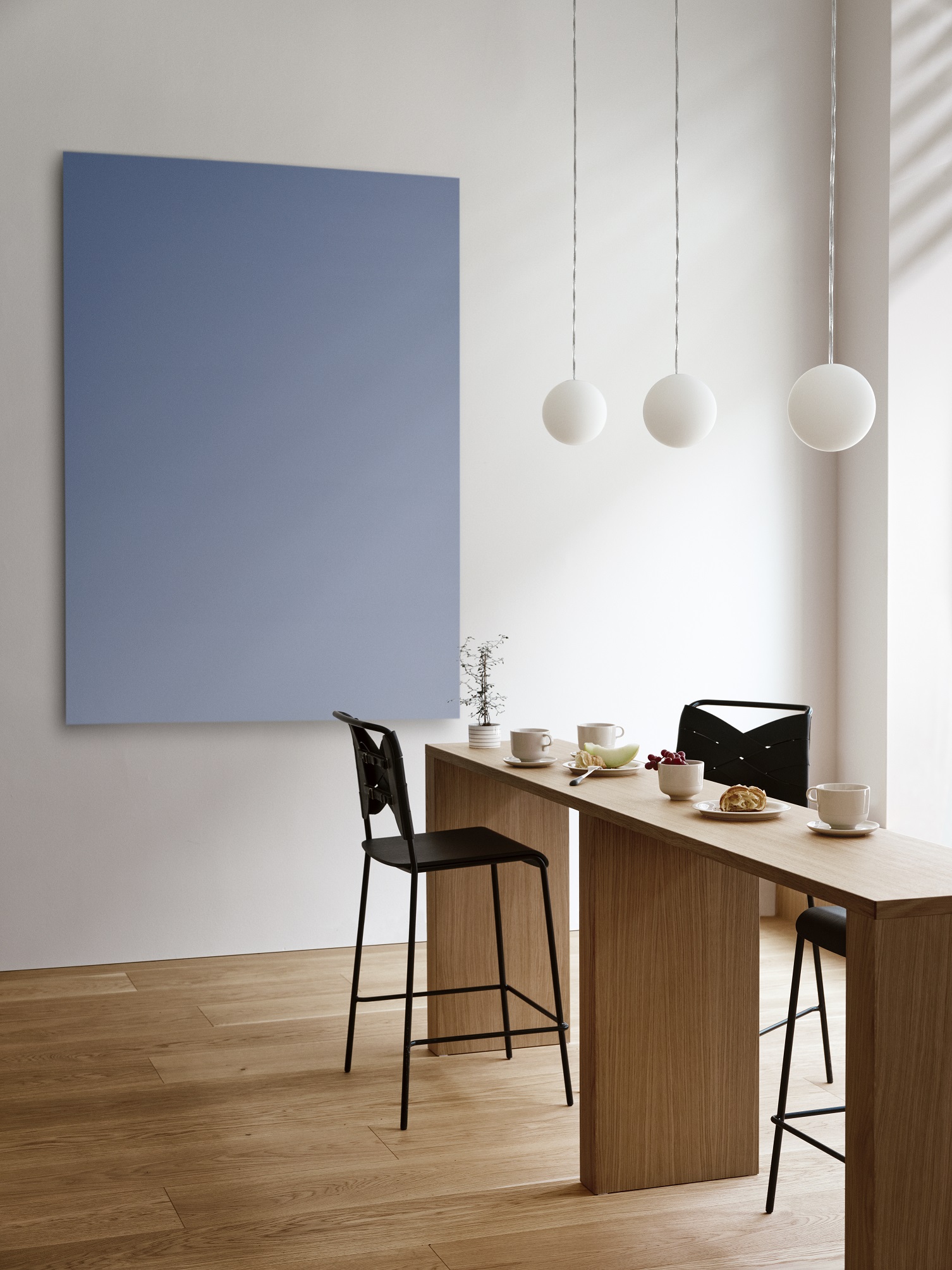 Lampada a Sospensione Luna Design House Stockholm Medium White 30 cm