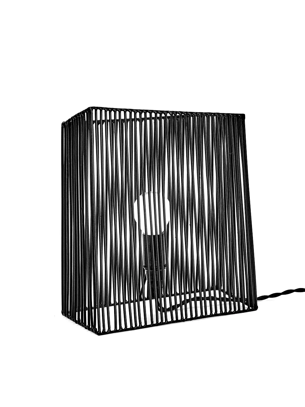 Wall/Table Lamp L Ombre Black L 23.5 W 21 H 26CM by Antonino Sciortino
