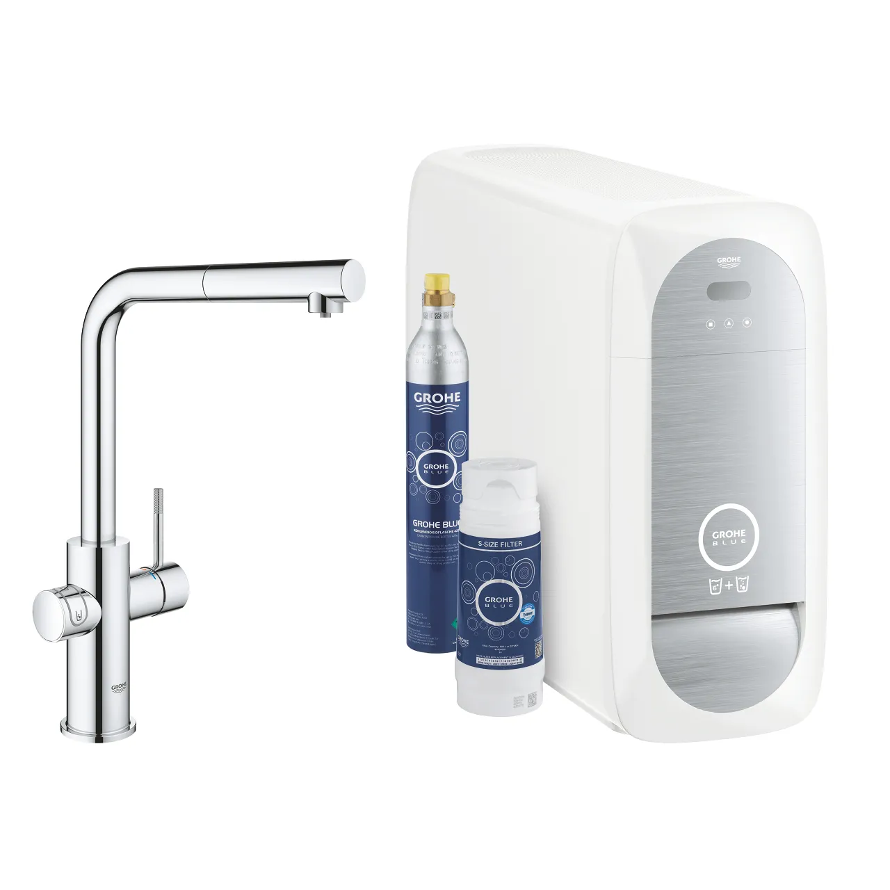 GROHE Blue Home Starter kit with extractable shower head