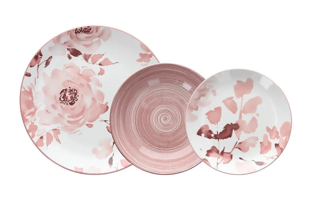 Dinner Plates Set Madison Roselyn Tognana 18 Pieces