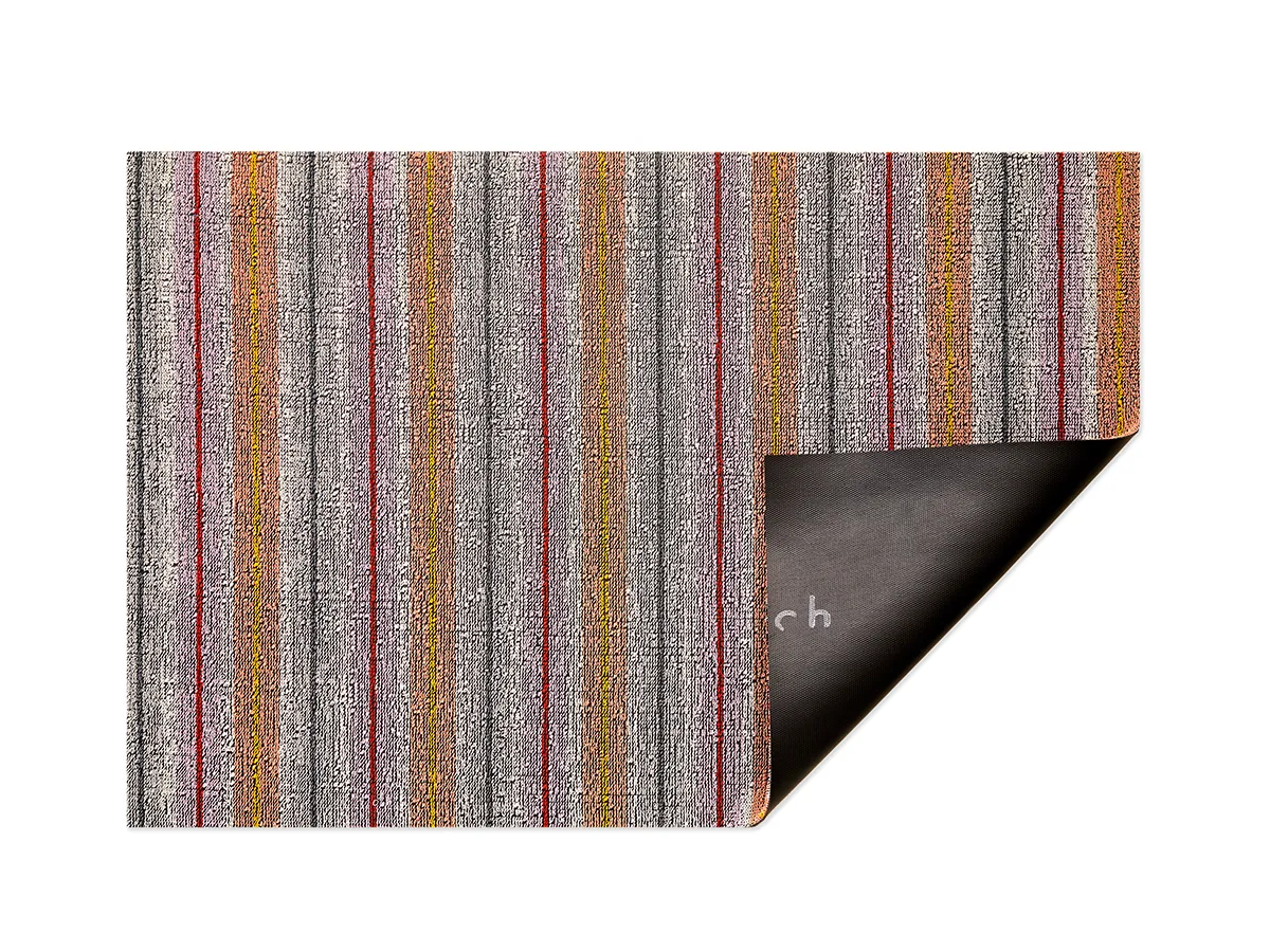 Ribbon Stripe Shag Mats Chilewich Bon Bon 46 cm x 71 cm