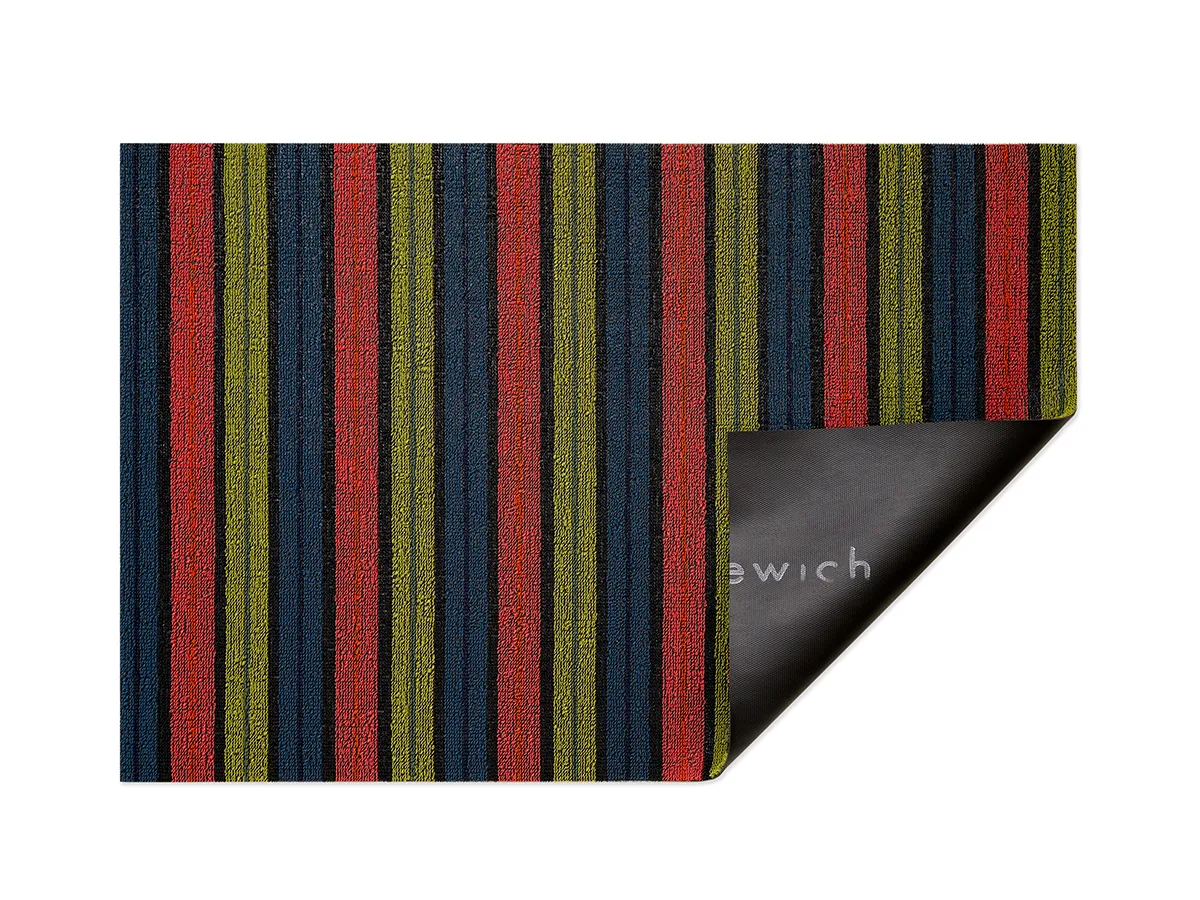 Runner Ribbon Stripe Shag Mats Chilewich Limelight 61 cm x 183 cm