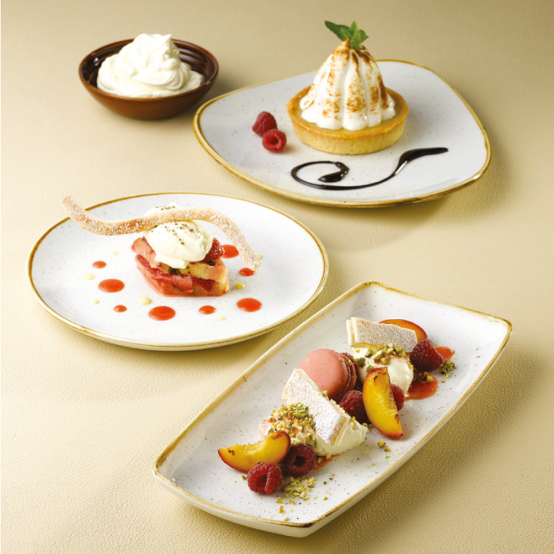 Churchill Plates Stonecast Charm Revived Collection for Restaurants and Hotels