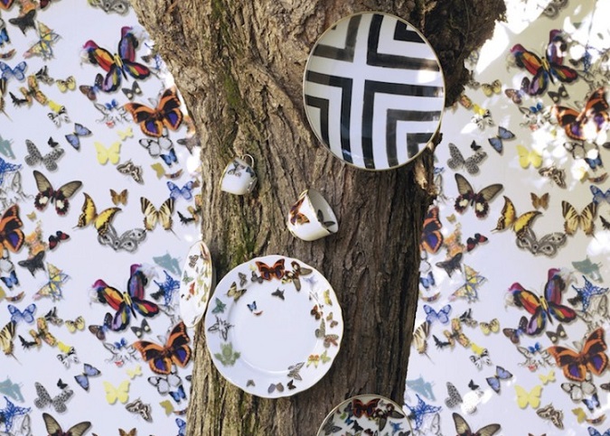 Collection Plates Butterfly Vista Alegre by Christian  Lacroix