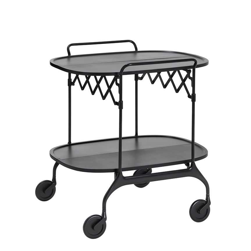 Trolley Kartell Gastone Black Matt