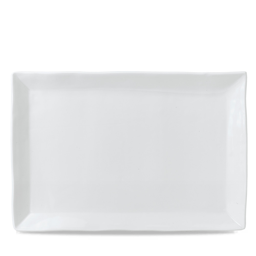 Vassoio Rettangolare Dudson White 34.5 cm x 23.3 cm
