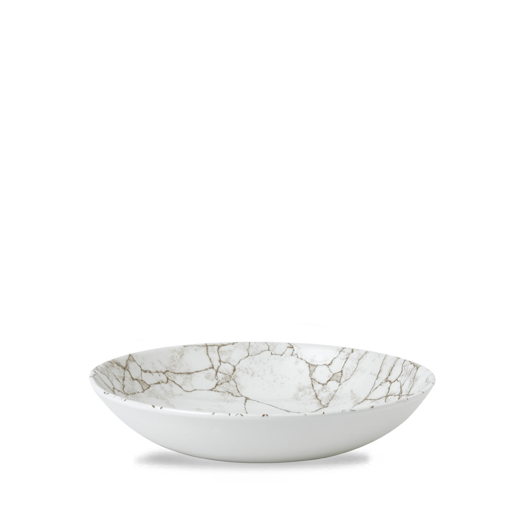 Coupe Bowl Churchill Super Vitrified Collection Studio Prints Kintsugi Agate Grey 24.8 cm