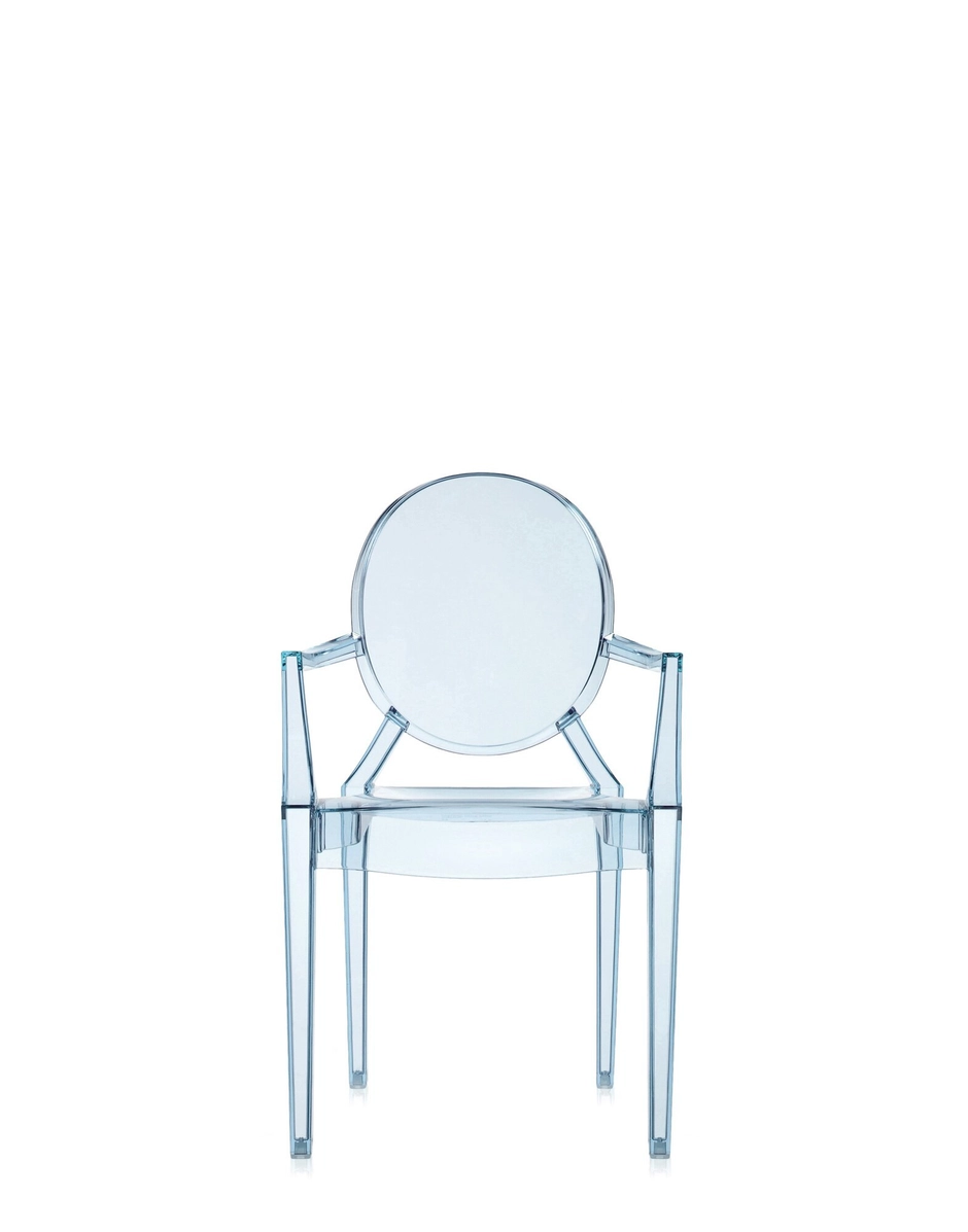 Chair Kartell Lou Lou Ghost Light Blue