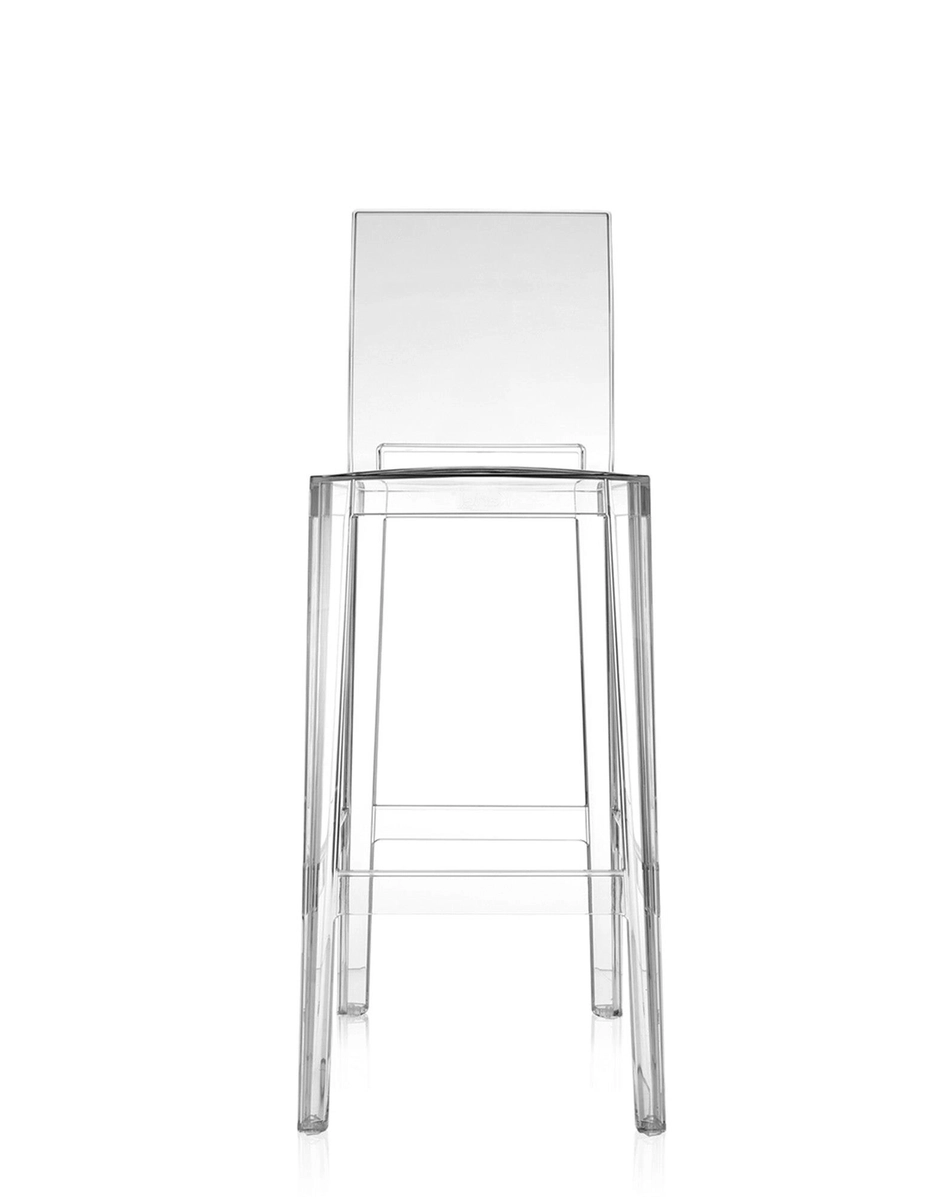 Kartell Stool One More Please crystal H 75 cm