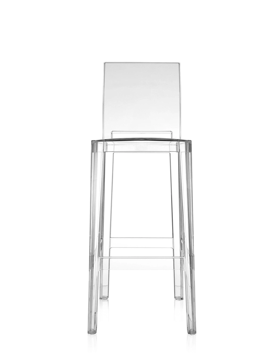 Kartell sgabello One More Please cristallo H 75 cm