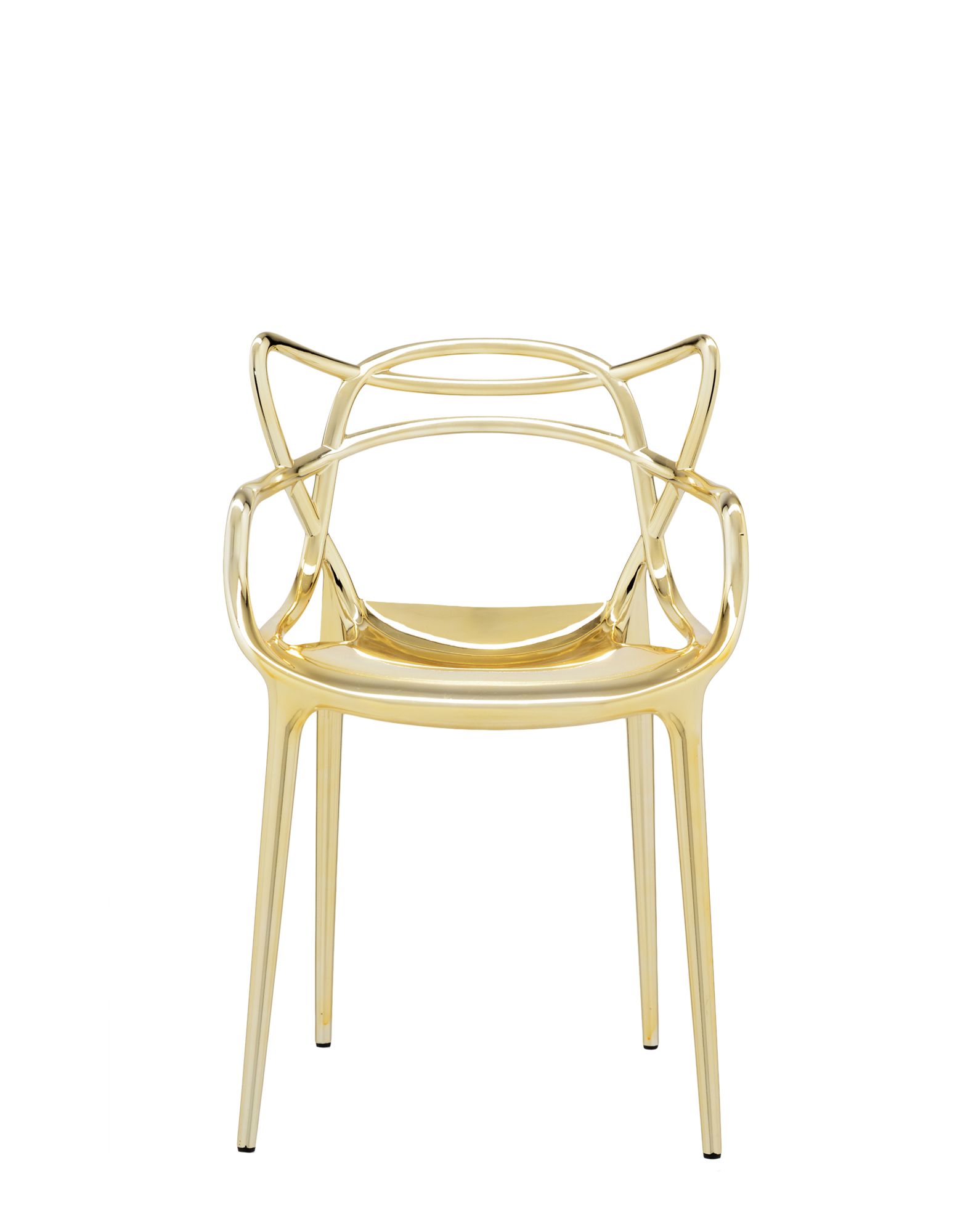 Kartell chair Masters gold