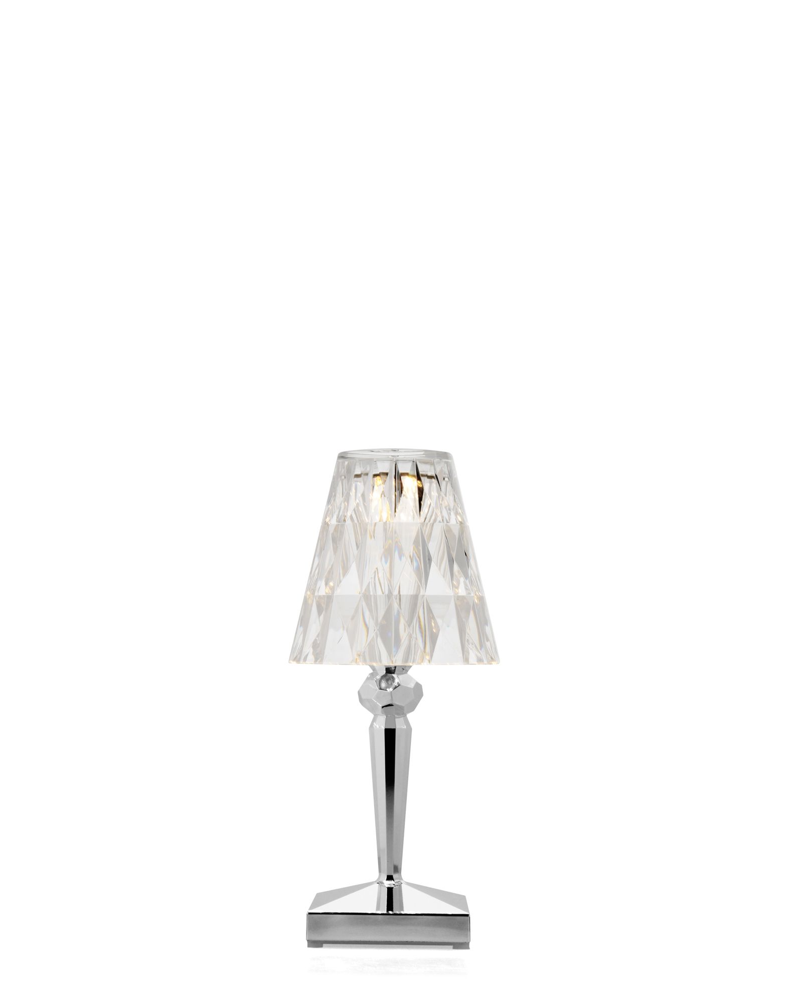 Kartell table lamp 9145 Battery chrome