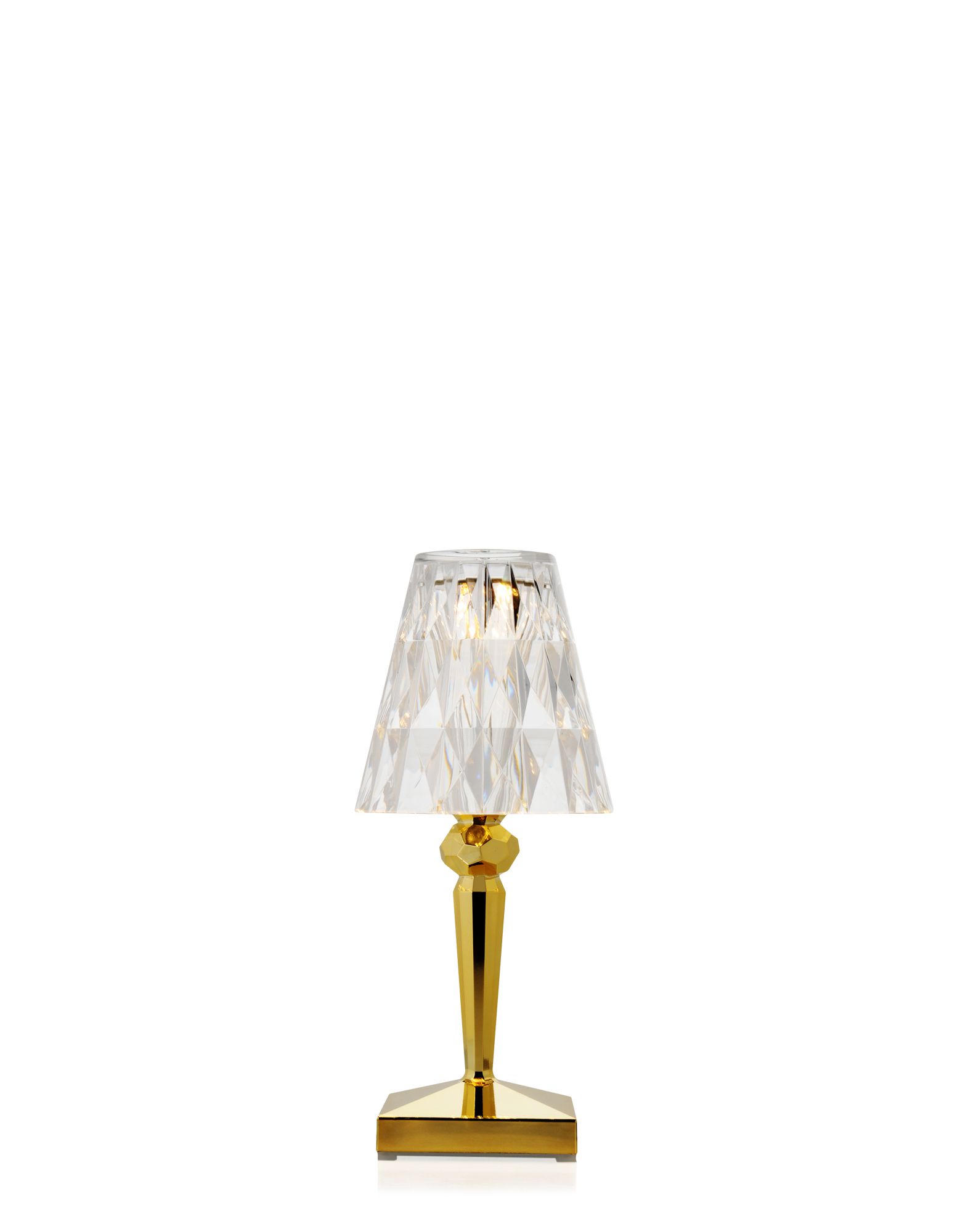 Kartell table lamp 9145 Battery gold