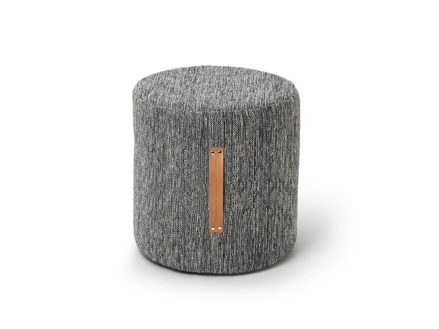 Design House Stockholm pouf stool high Bjork dark grey