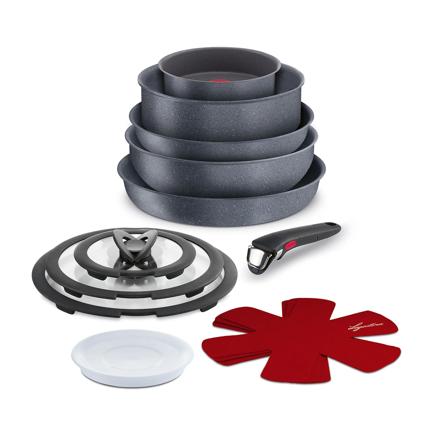 Lagostina cookware battery Ingenio, Newformsdesign, Set Cookware