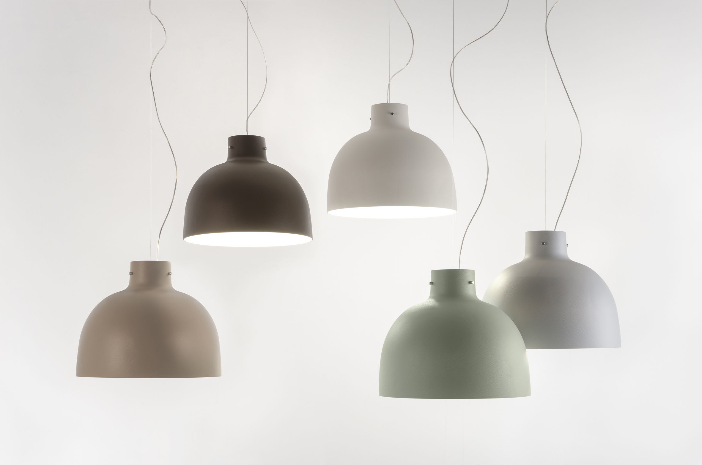 Lampada a Sospensione Kartell Bellissima Marrone Opaco