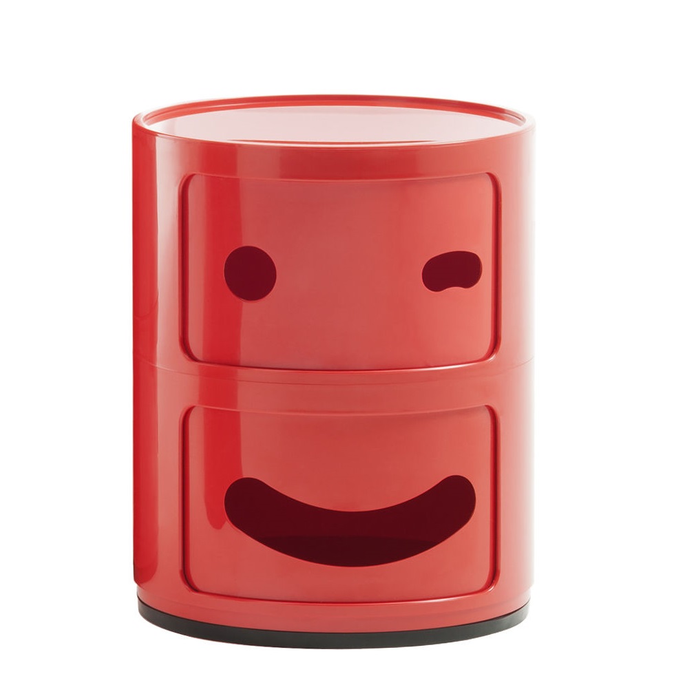 Componibili Smile Kartell 2 doors Red n.3