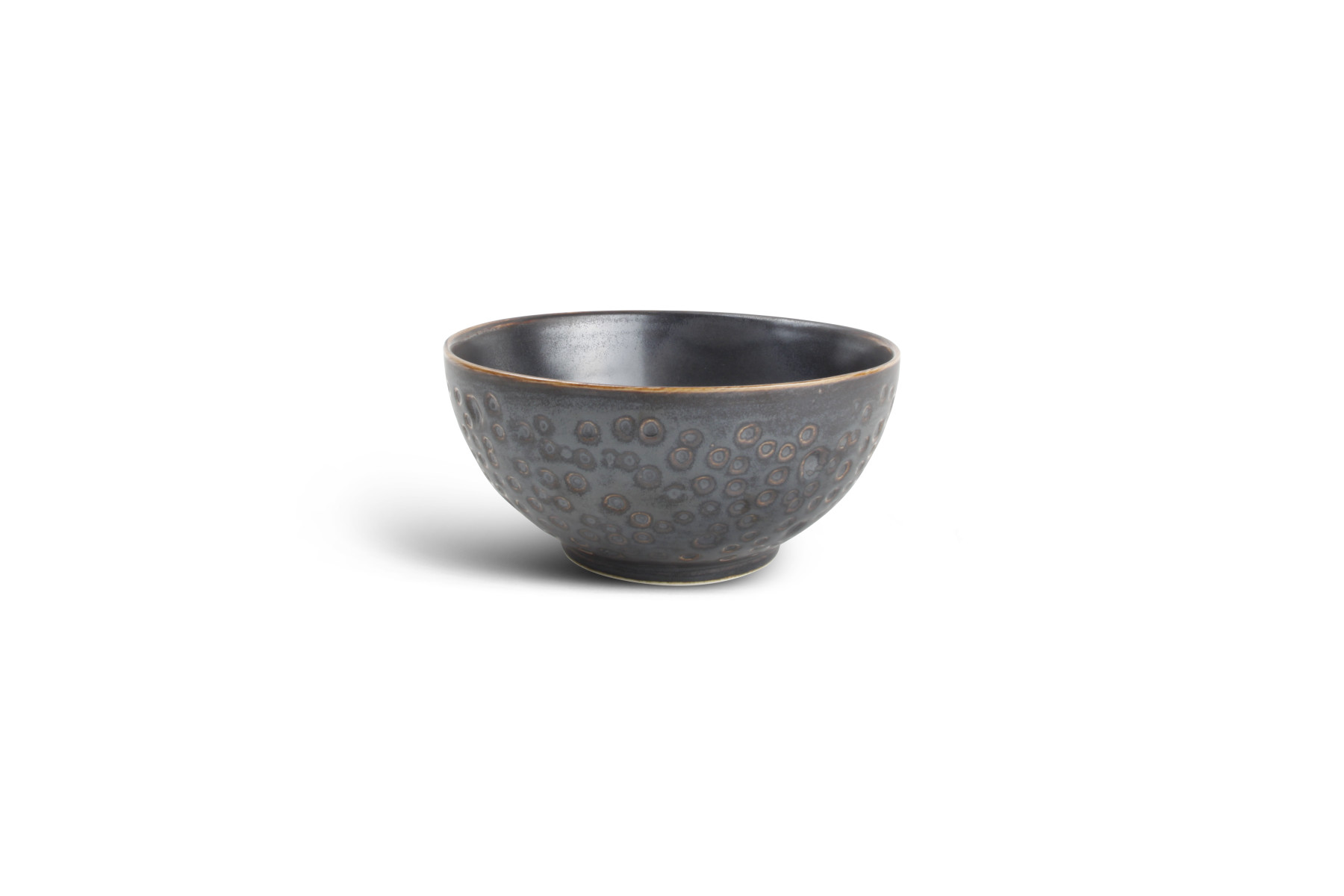 Bowl Hammered Silver Brass 14.5 cm