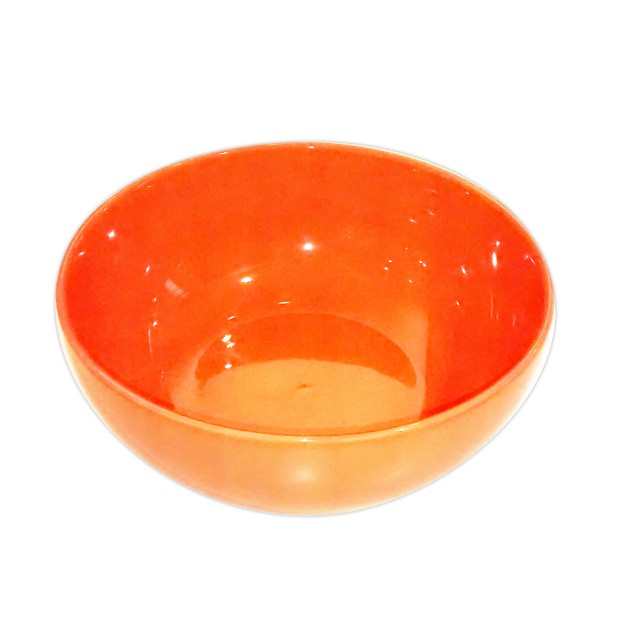 Vista Alegre Porcelain Orange Salad Bowl