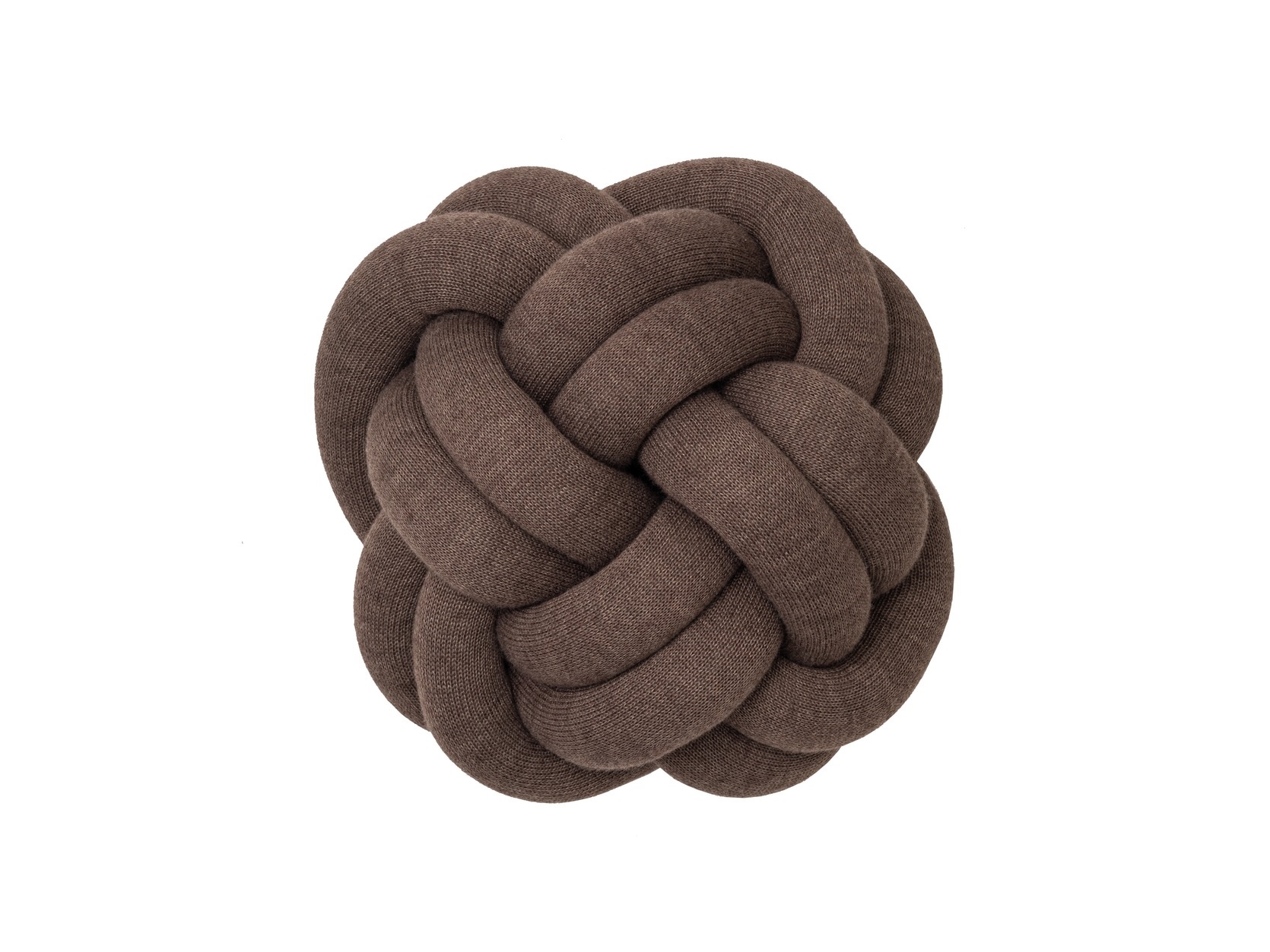 Pillow Design House Stockholm Knot Brown