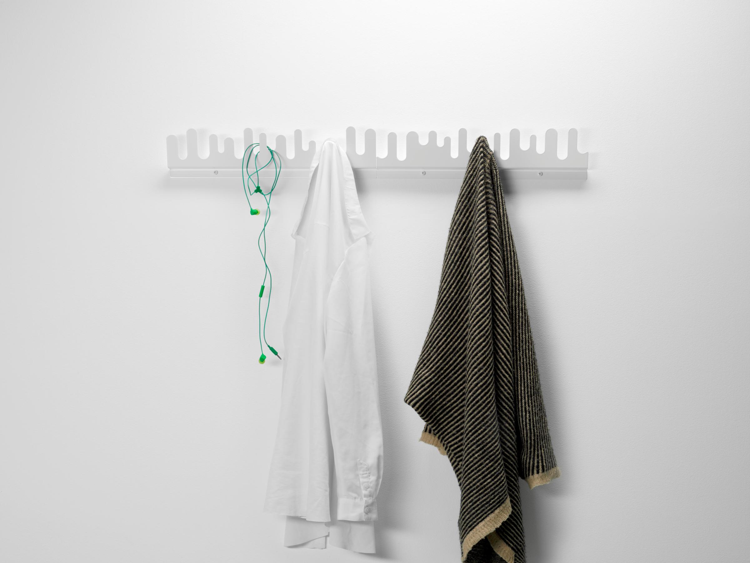 Design House Stockholm Wave Hanger appendiabiti Bianco