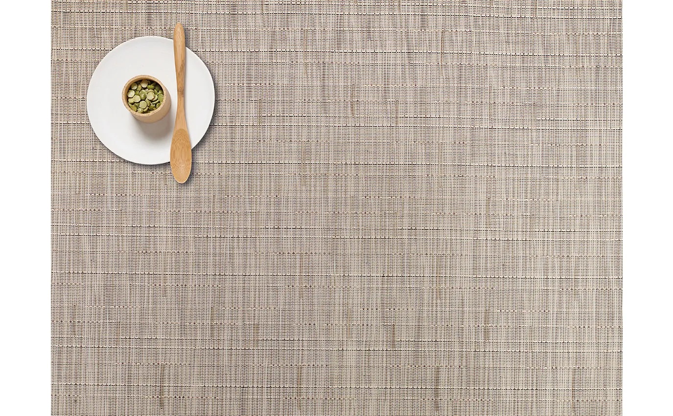 Rectangular Placemat Chilewich BAMBOO Oat 36 cm x 48 cm