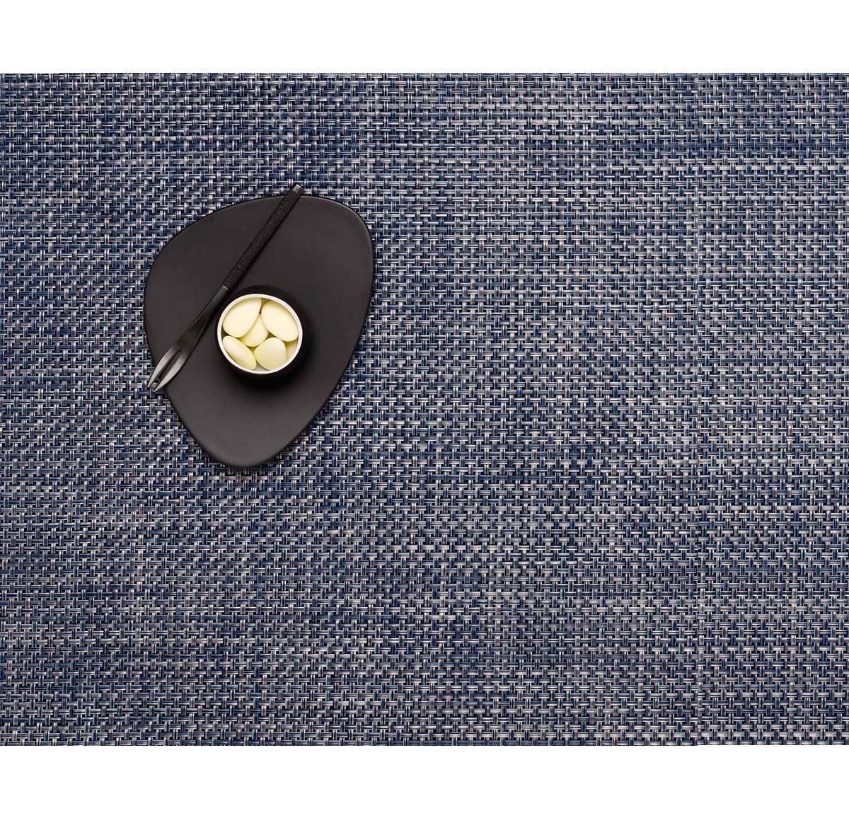 Rectangular Placemat Chilewich Basketweave Denim 36 cm x 48 cm