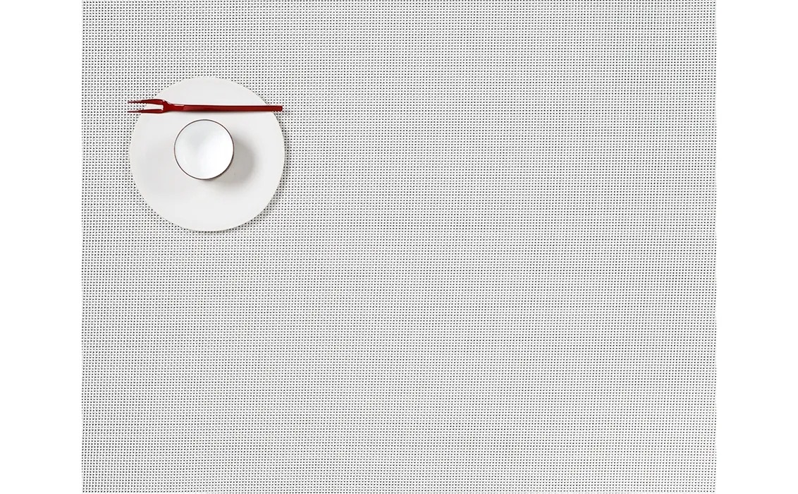 Tovaglietta Rettangolare Chilewich Mini Basketweave White 36 cm x 48 cm