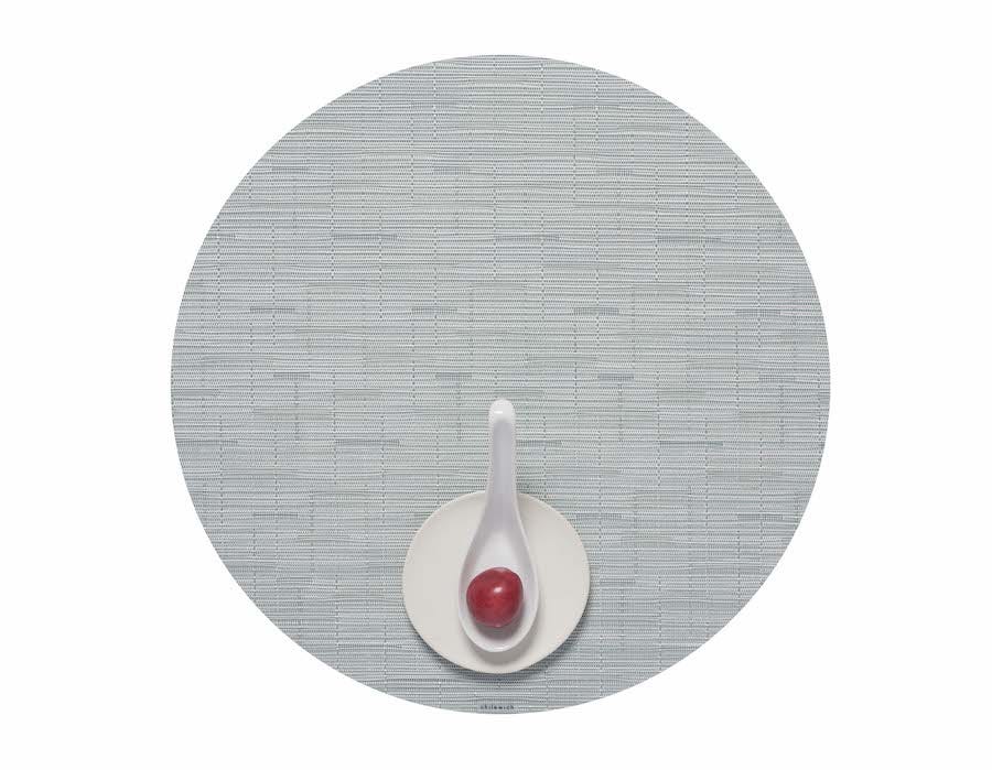 Round Placemat Chilewich BAMBOO Seaglass 38 cm