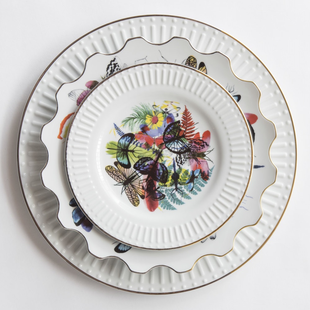 Vista Alegre Collection Caribe dinner plate by Christian Lacroix