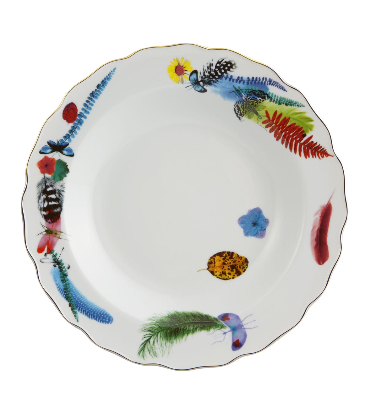 Vista Alegre Collection Caribe soup plate by Christian Lacroix