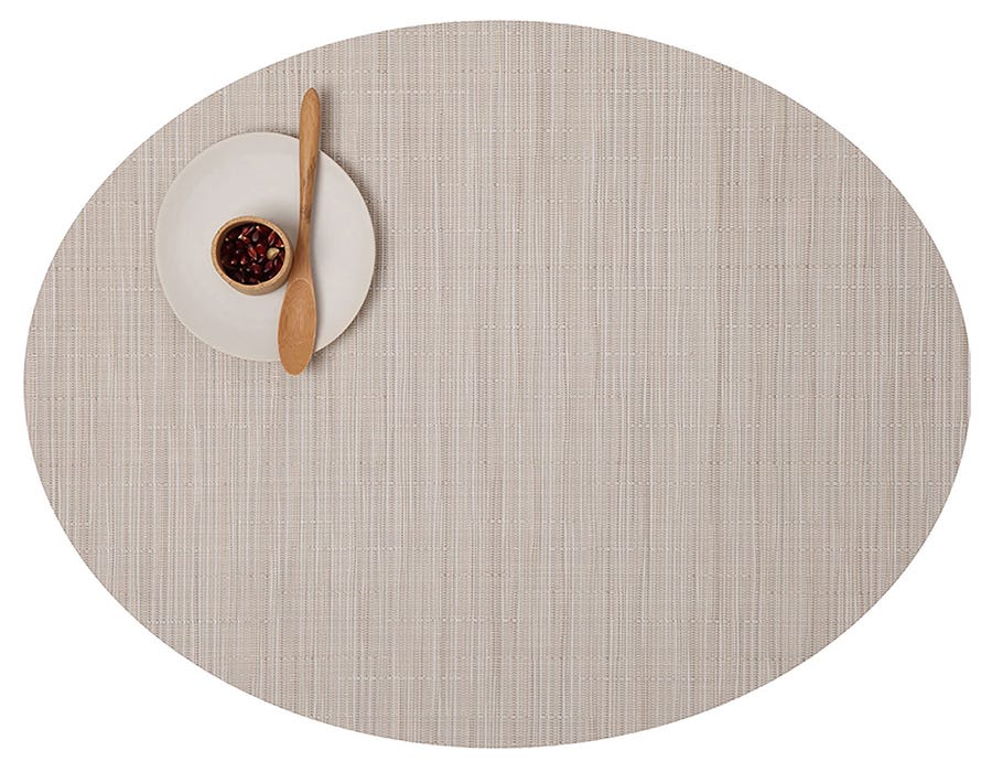 Placemat Chilewich BAMBOO Oval Chino 36 cm x 49.5 cm