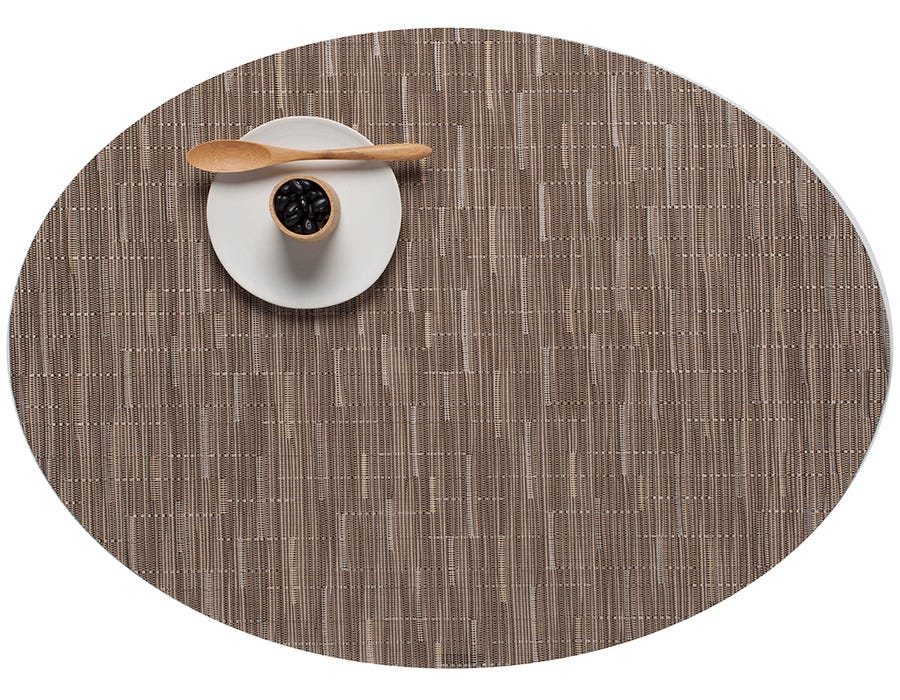 Placemat Chilewich BAMBOO Oval Dune 36 cm x 49.5 cm