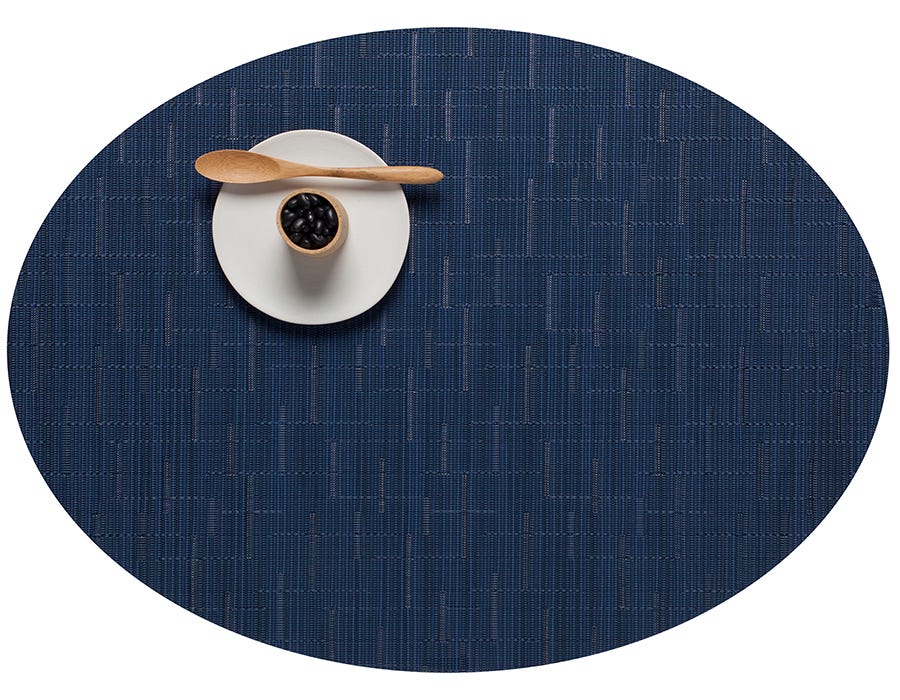 Placemat Chilewich BAMBOO Oval Lapis 36 cm x 49.5 cm