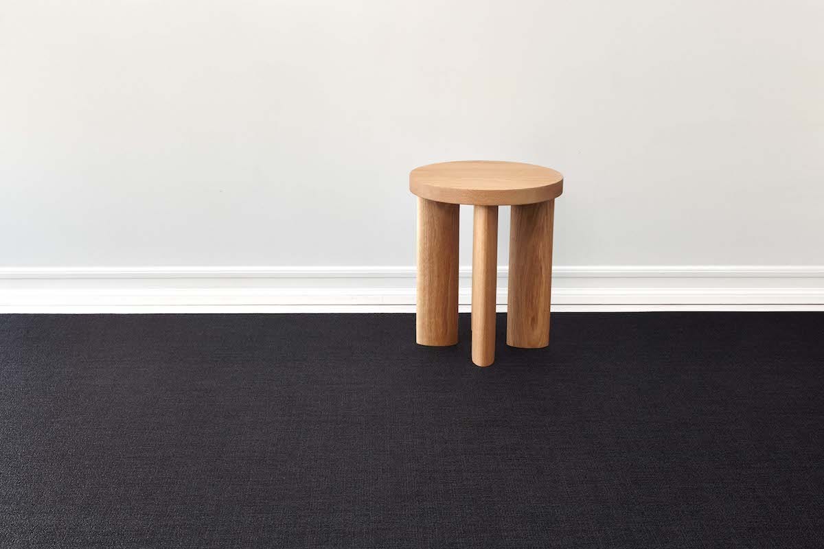 Woven Floor Mat Chilewich BOUCLE Noir 89 cm x 122 cm
