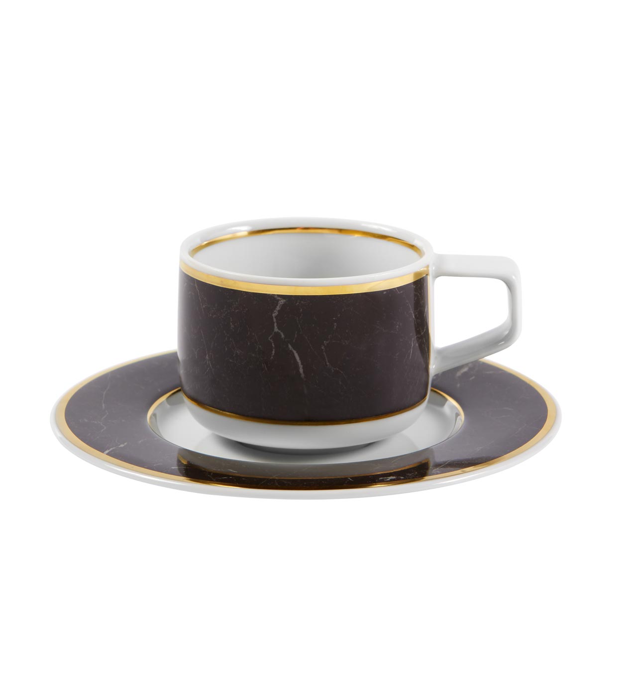 Vista Alegre Collezione Carrara tazza da caffè e piattino