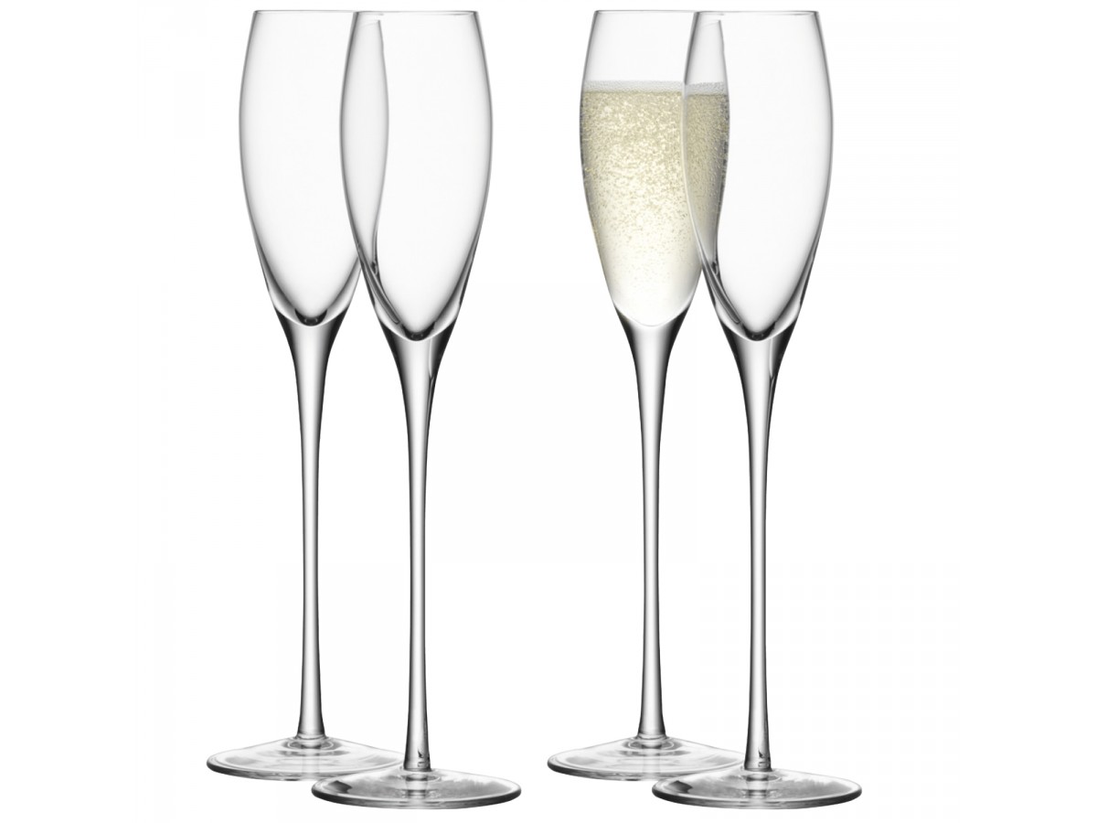 LSA International Collezione Wine flutes Champagne