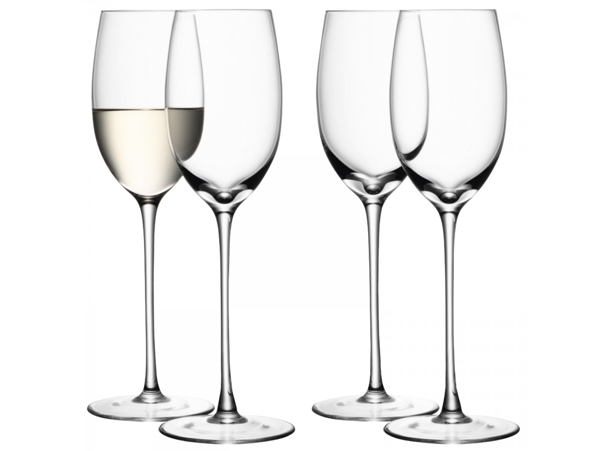 LSA International Collection Wine White Glass