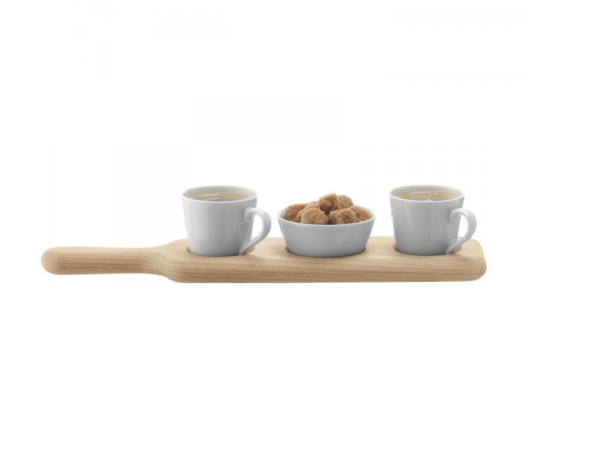 LSA International Collection Paddle oak set duo espresso